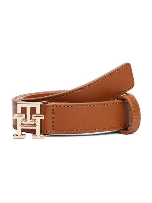 TOMMY HILFIGER Bælte 'MODERN'  cognac / guld