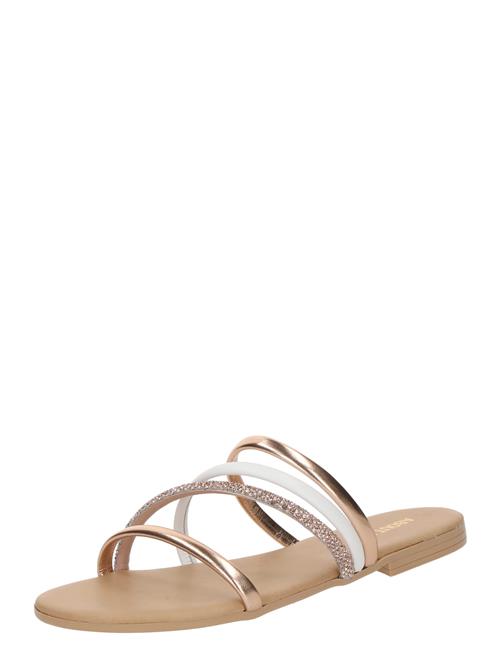 ABOUT YOU Pantoletter 'Pia'  guld / hvid
