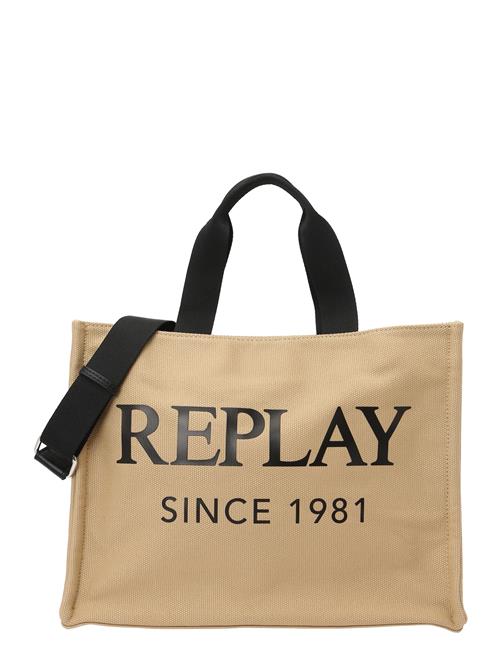 REPLAY Shopper  sand / sort