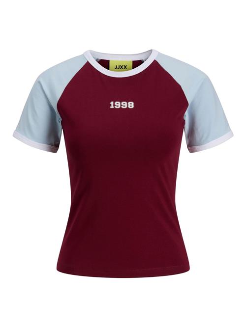 JJXX Shirts 'JXGigi'  lyseblå / burgunder / hvid