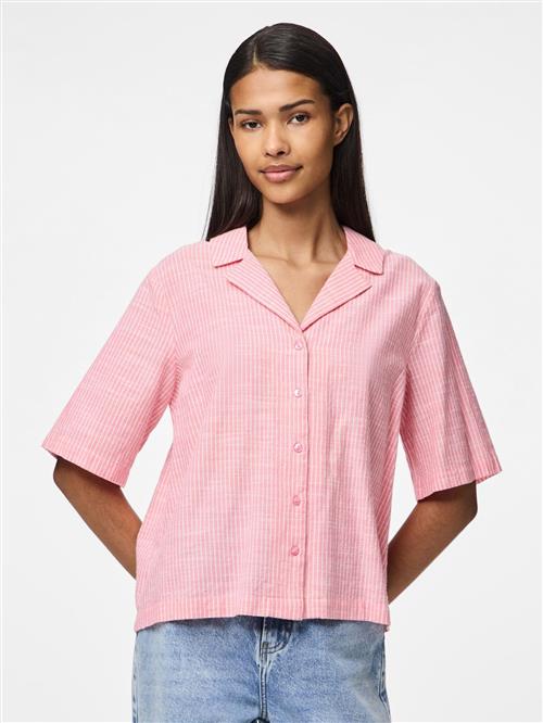 PIECES Bluse 'PCApia'  lyserød / offwhite