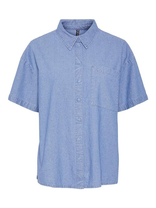 PIECES Bluse 'PCMia'  himmelblå