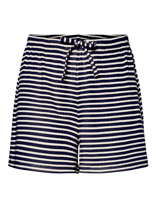 PIECES Bukser 'PCSoffi'  navy / hvid