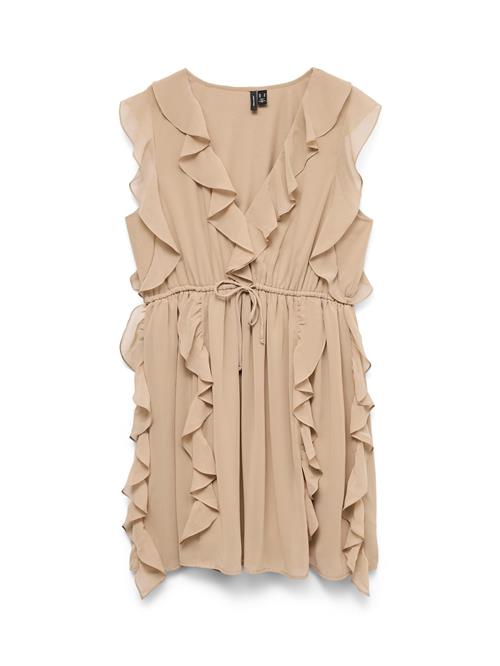 Se VERO MODA Kjole 'VMCarmen'  lysebrun ved About You