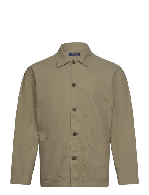 Classic Fit Garment-Dyed Overshirt Polo Ralph Lauren Green