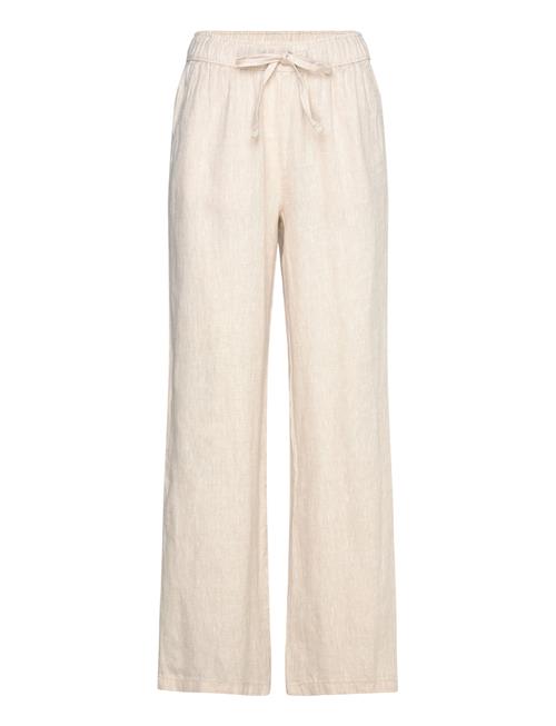 Bs Annette Pants Bruun & Stengade Beige