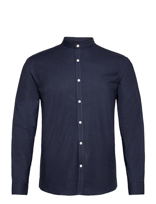Oxford Manderin Superflex L/S Lindbergh Navy