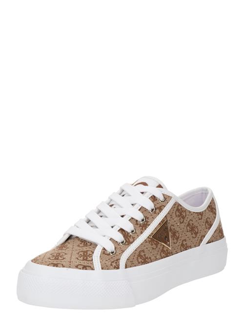 GUESS Sneaker low 'Jelexa'  beige / guld / hvid