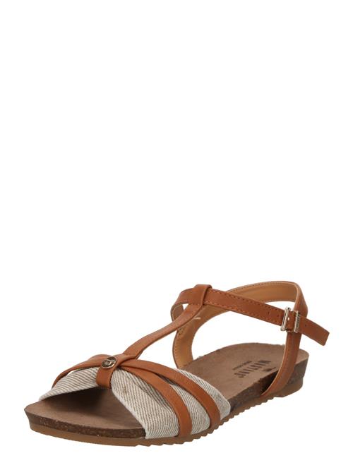 MUSTANG Sandaler  beige-meleret / karamel