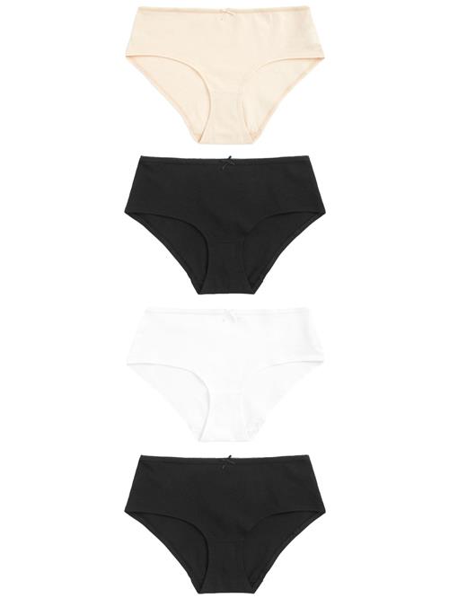 Se Next Slip  beige / beige-meleret / sort / hvid ved About You