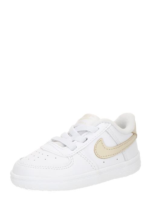 Nike Sportswear Sneakers 'Force 1'  beige / hvid