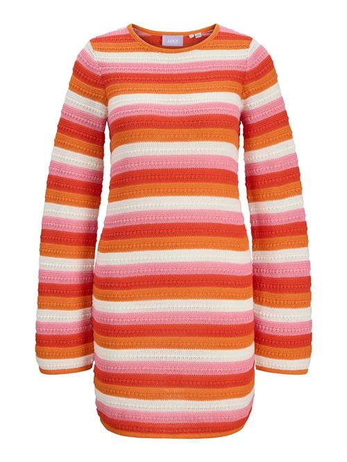 JJXX Strikkjole 'JXRORY'  orange / hummer / gammelrosa / hvid