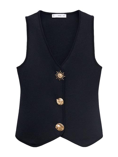 MANGO Strikvest 'ANTOINE'  natblå