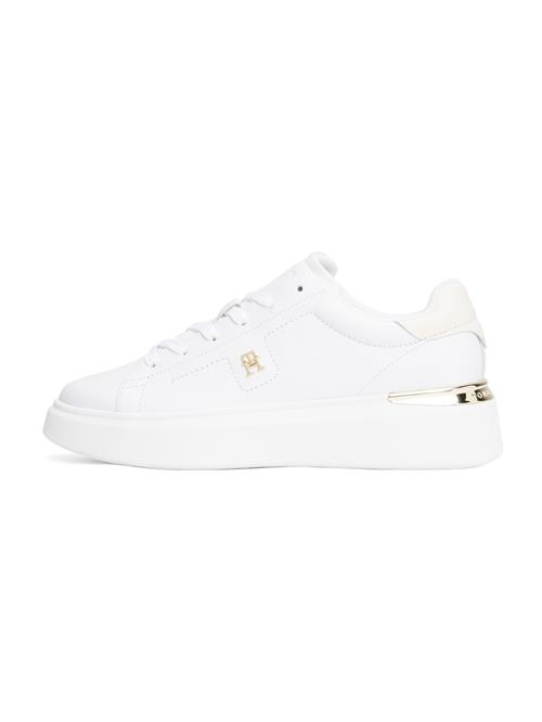 TOMMY HILFIGER Sneaker low 'Court'  guld / hvid / uldhvid