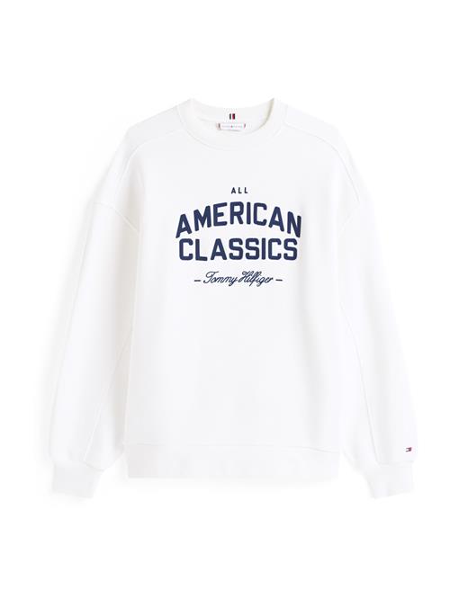 TOMMY HILFIGER Sweatshirt  navy / hvid