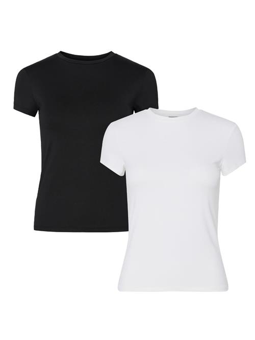 PIECES Shirts 'PCFylla'  sort / hvid