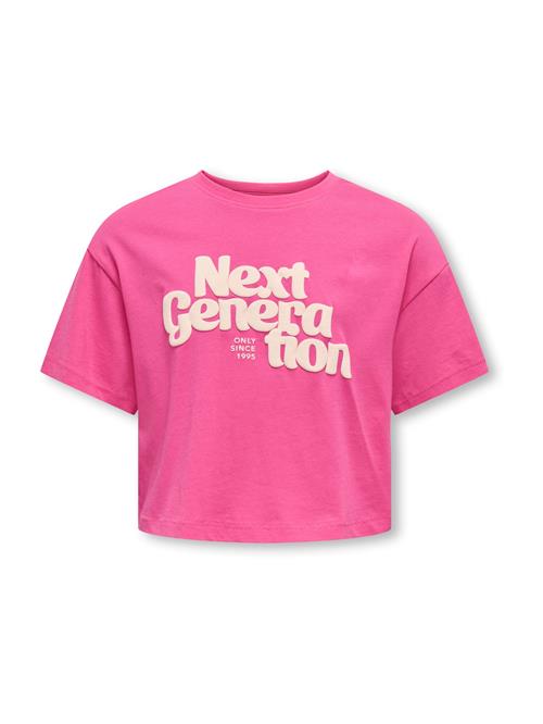 ONLY GIRLS Bluser & t-shirts 'KOGOLIVIA'  sand / fuchsia