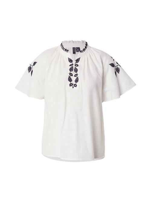 VERO MODA Bluse 'VMQUINN'  sort / hvid