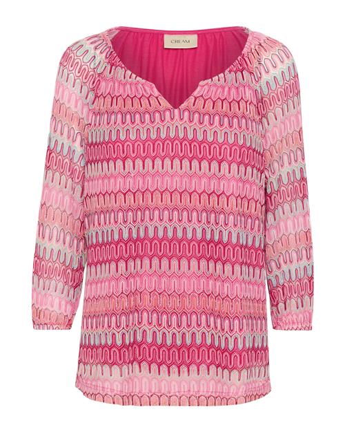 Cream Bluse 'Cova'  pink / eosin