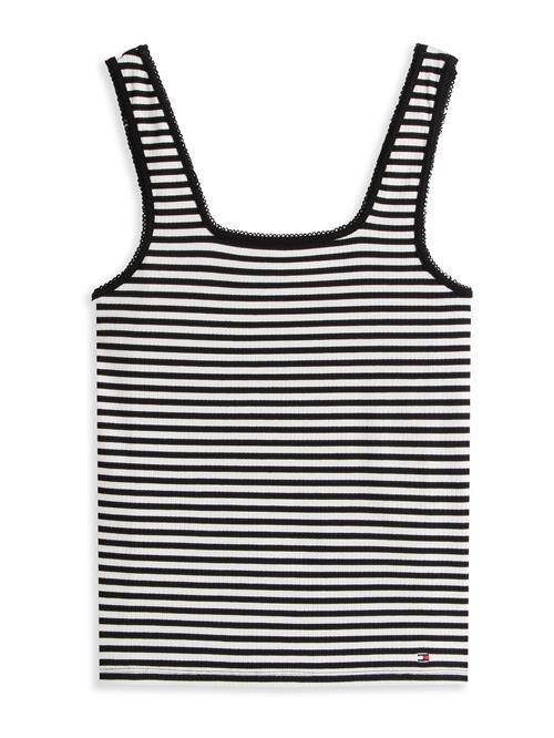 Se TOMMY HILFIGER Overdel  sort / hvid ved About You