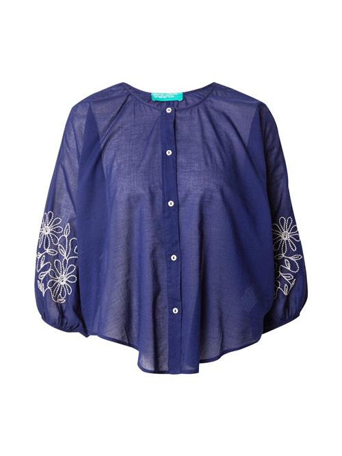 Se UNITED COLORS OF BENETTON Bluse  ensian / hvid ved About You
