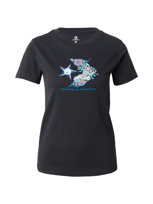 CONVERSE Shirts  blå / lys rød / sort / hvid