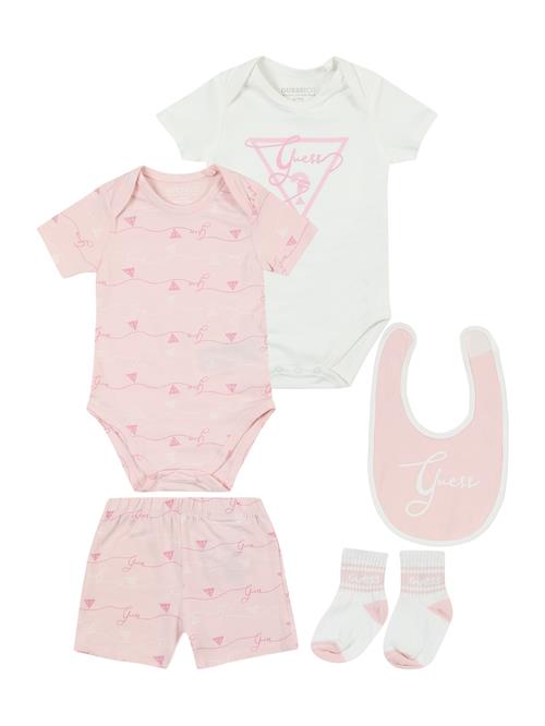 GUESS Sæt  lyserød / lys pink / hvid