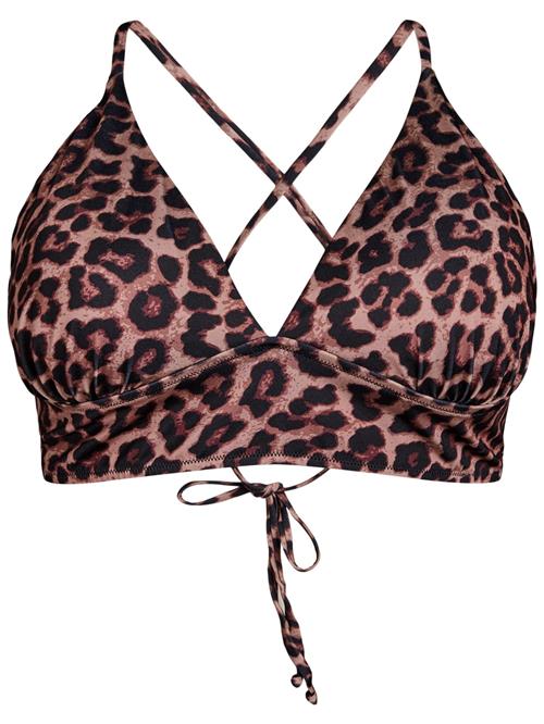 Zizzi Bikinioverdel 'Caanne'  brun / lysebrun / sort