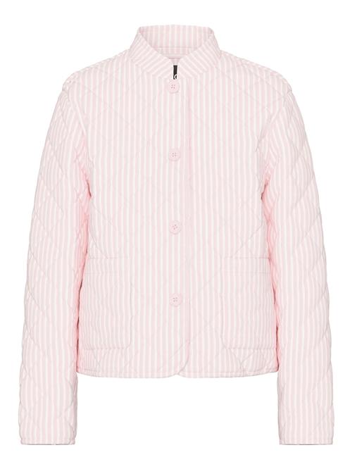 PIECES Overgangsjakke 'PCSarolina'  lyserød / offwhite