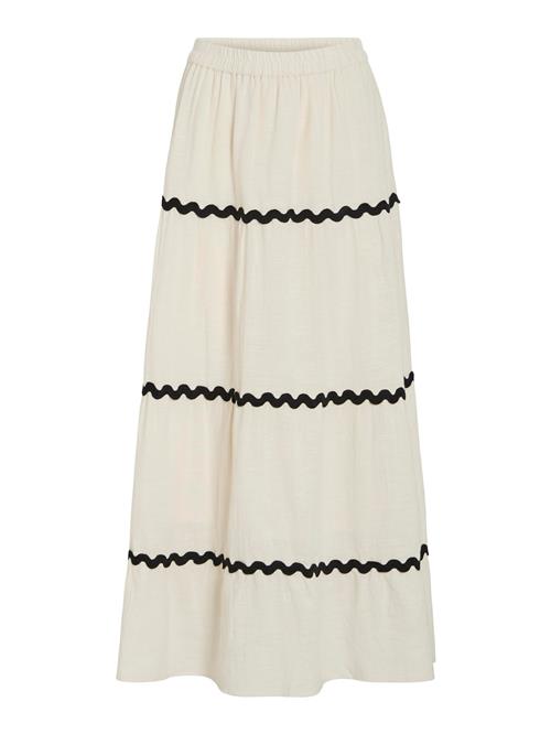 VILA Nederdel 'VIManda'  beige / sort