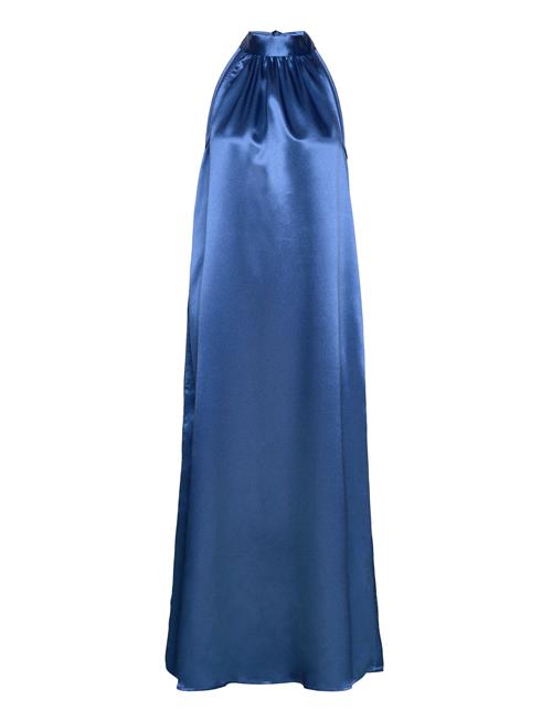 Se Visittas Halterneck Maxi Dress - Noos Vila Blue ved Booztlet
