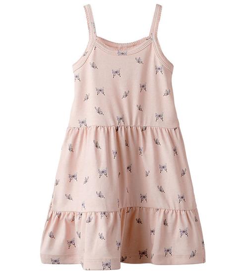 Se Lil Atelier Lil' Atelier Kjole - NmfGayo - Peach Blush/Butterfly ved KidsWorld