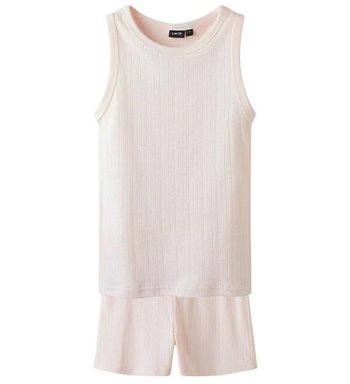 LMTD Nattøj - NlfNomina - Shorts/Undertrøje - Pink Marshmallow