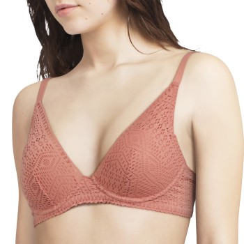 Passionata Bh Holala Plunge T-shirt Bra Rosa nylon C 75 Dame