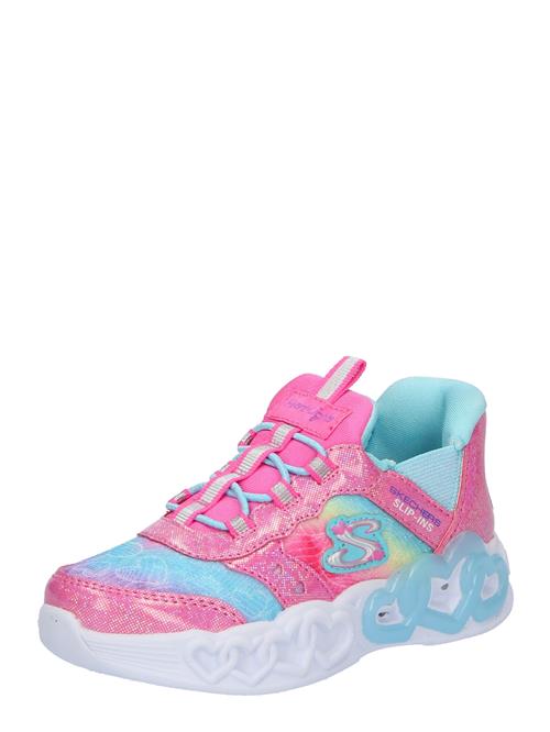 SKECHERS Sneakers  lyseblå / lysegul / pink / sølv