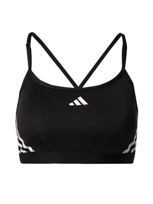 ADIDAS PERFORMANCE Sports-BH 'AERCT LS 3S BRA'  sort / hvid