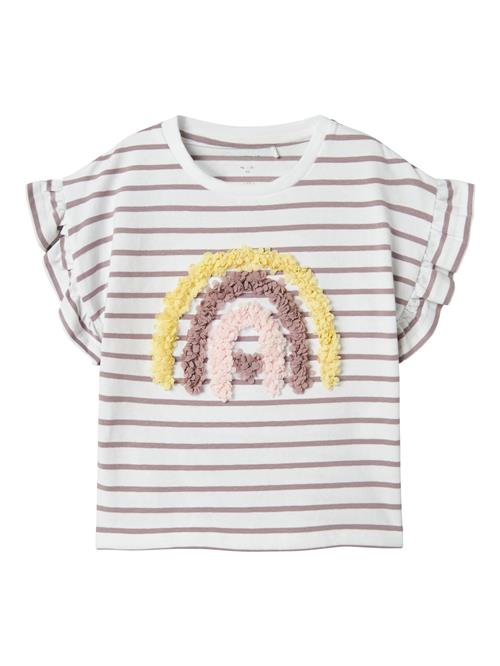 NAME IT Bluser & t-shirts 'NMFJADEY'  gul / lysviolet / hvid