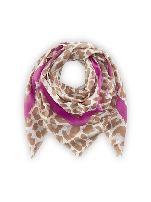 CODELLO Tørklæde  beige / brun / lysegrå / pink