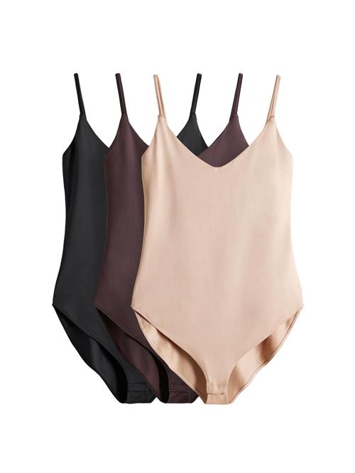 The Set Body  nude / brun / sort