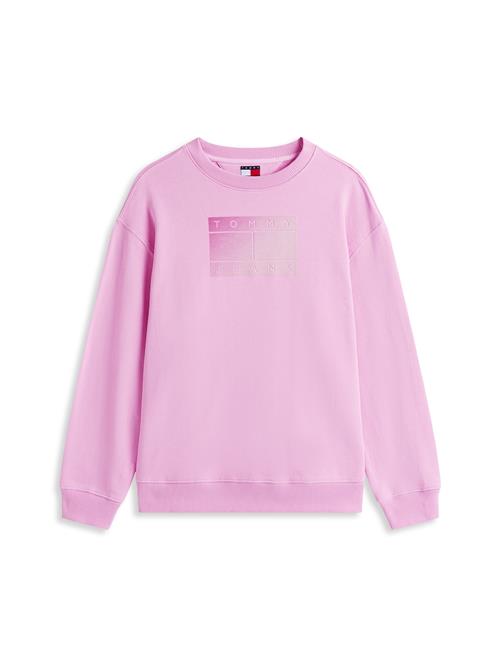 Tommy Jeans Sweatshirt  lysegrøn / lyserød
