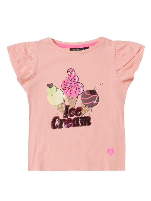 KOROSHI Bluser & t-shirts  orange / fersken / pink / sort