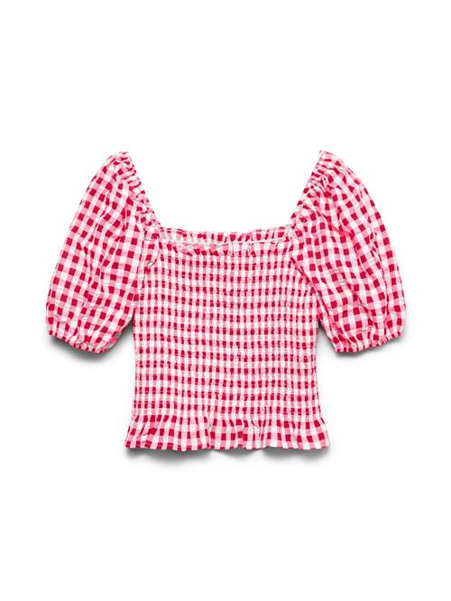 VERO MODA Shirts 'VMCarrie'  rød / hvid