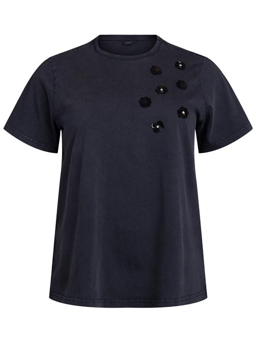 Zizzi Shirts 'Vave'  antracit / sort