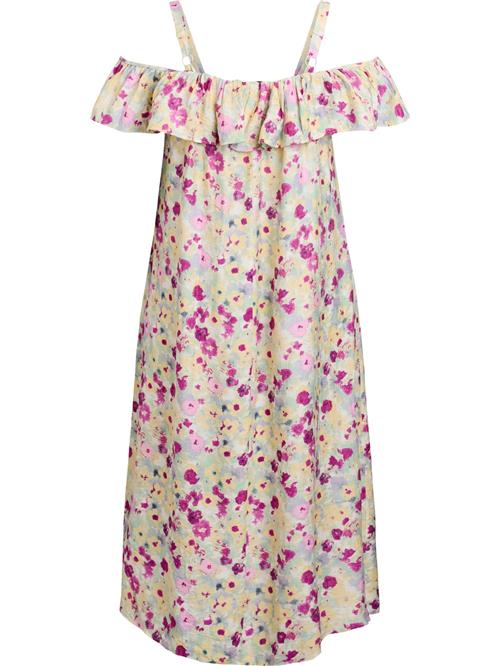 Zizzi Sommerkjole 'MJane'  chamois / pastelgrøn / lilla