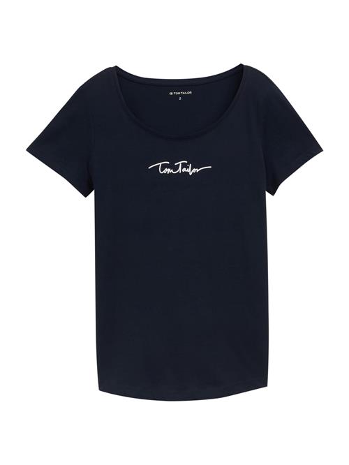 Se TOM TAILOR Shirts  marin / hvid ved About You