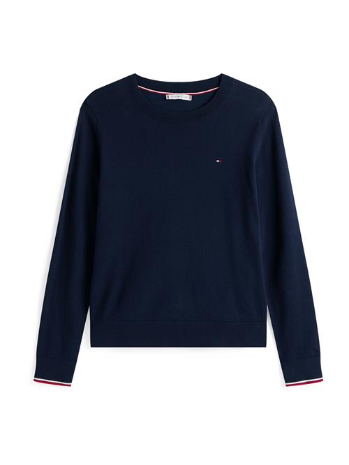 TOMMY HILFIGER Pullover  mørkeblå / rød / hvid