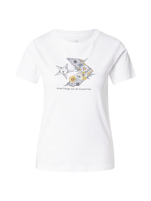CONVERSE Shirts  pastelblå / lyseorange / sort / hvid