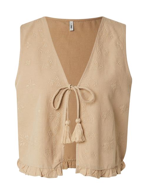 ONLY Vest 'ONLJAKIRI'  beige