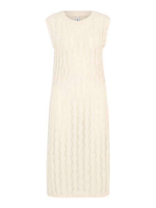 Only Tall Strikkjole 'ONLAVERY'  lysebeige