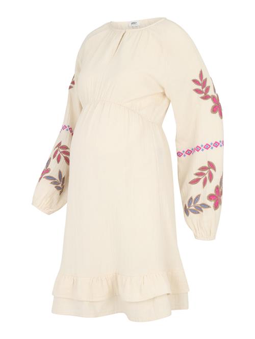 Only Maternity Kjole 'OLMBLAKE'  blå / brun / stone / pink